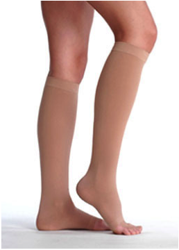 Pantyhose Custom Made Flat Knit Compression Stocking For Lymphedema - Code:  EME - 119 - Edrees Medical